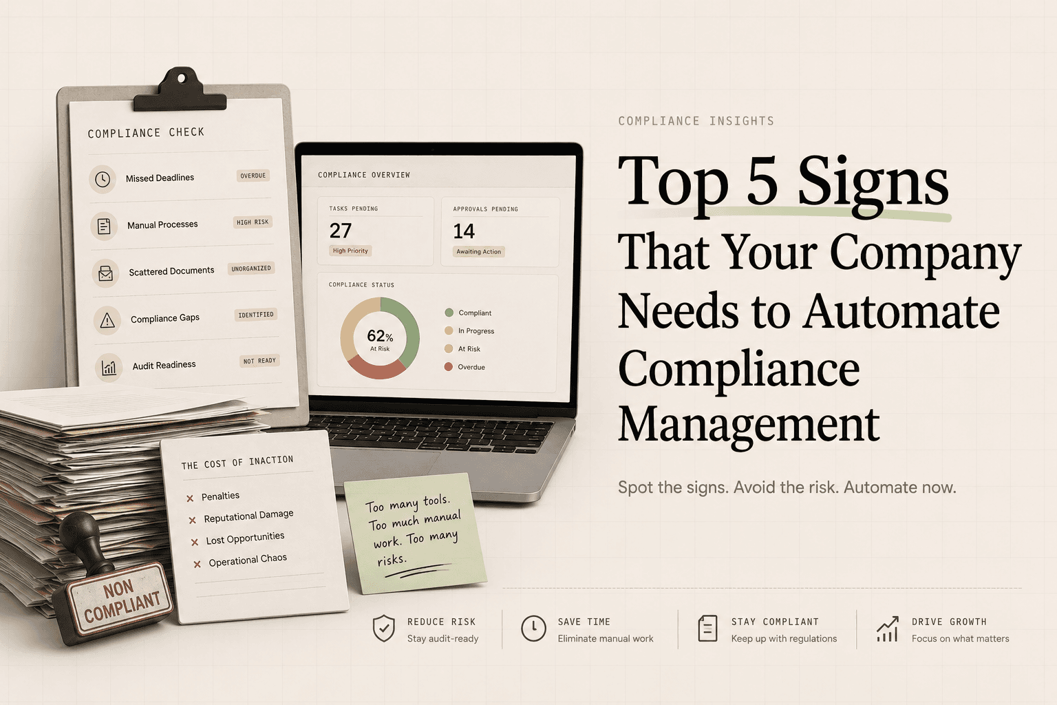 Top 5 Signs That Your Company Needs to Automate Compliance Managements